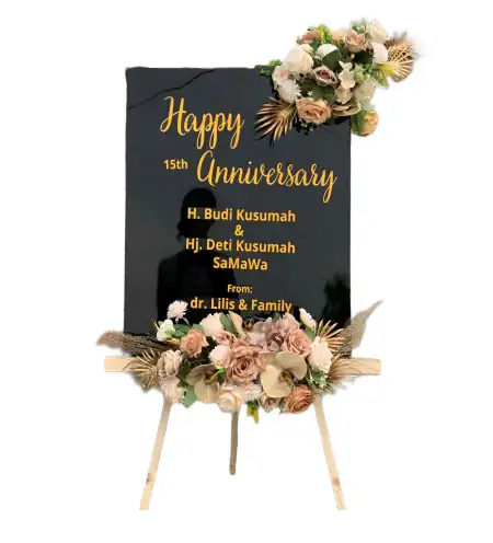 Papan Bunga Akrilik Kikim Tengah